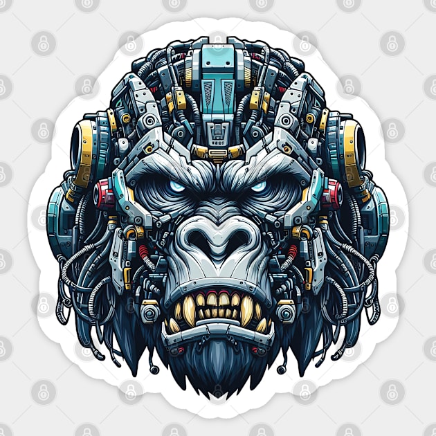 Mecha Apes S01 D64 Sticker by Houerd